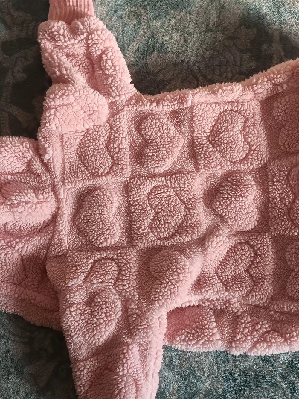 Kids Pink Sherpa Fuzzy Vest
